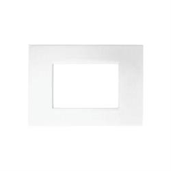Placca Metallo T4-Vip CBM7003-1 3P Bianco